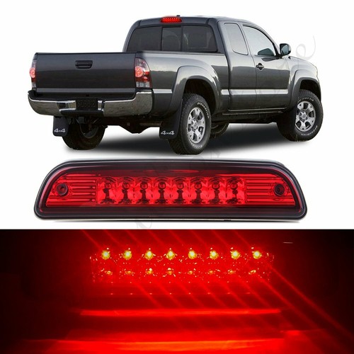 Rear LED Third 3rd Brake Light Lamp Red Lens Fit For 1995-2017 Toyota Tacoma - Foto 11