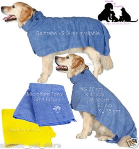 dog drying towel coat