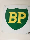 Vintage British Petroleum BP Porcelain Pump Plates Gas Station TM-85 Man Cave