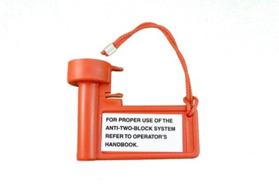 Wika/Hirschmann/PAT Lockout Flag Assy used with the Main Anti-Two-Block switch