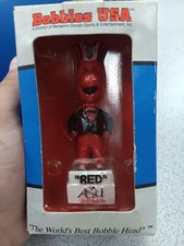 Retired Mascot RED Arkansas State University ASU Indians SGA 3” Bobblehead NIB!