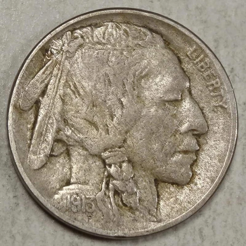 1913-D Type 2 Buffalo Nickel, Very Fine, Problem Free  1010-12