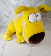 Vintage 1987 Grimm Dog LARGE 22” Plush Mother Goose And Grimm 80's Comic Strip