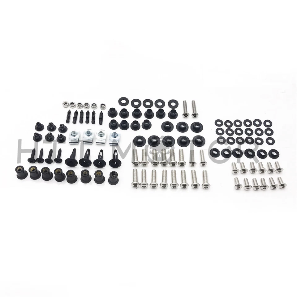 Kit de pernos de carenado carrocería tornillos de trabajo tuercas sujetadores para Honda CBR 600 F4 F4i 99-07 Foto 4 de 4