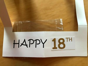 Cadre Anniversaire 18 Th Selfie Photo Carton Ebay