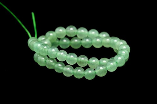 Natural Green Aventurine Grade AAA Round Loose Beads 3/4/5-6/8-9/10/15-16MM - Picture 6 of 14
