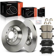 Brake Discs+Brake Pads 302mm Rear for Audi A6 C6 4F2 4F5 2004-2011 4F0615601E