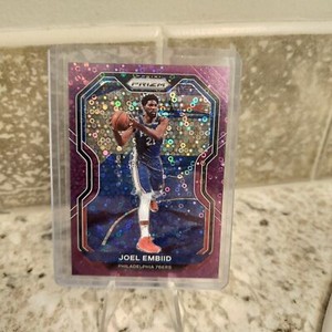 Joel Embiid 2020 Prizm #141 Fast Break Purple /75