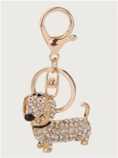 Key Chains with Various Designs covered with sparkly Rhinestones