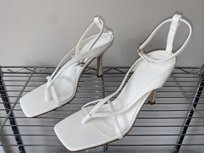 Princess Polly Women's Billini Stefani Heel White Size US