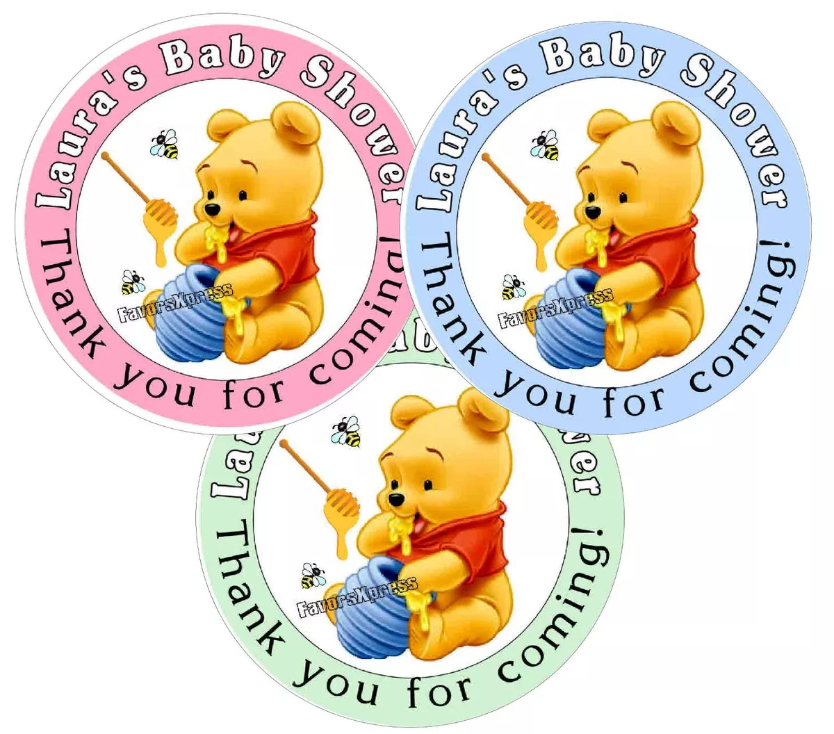 Winnie The Pooh Stickers Bundle ~ 150 Pcs Pooh Reward Stickers for Potty Training (Pooh Baby Shower Decorations Party Favors)