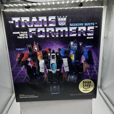 Transformers Diamond Select Toys Seekers Busts Thrust Figurine in Original Box