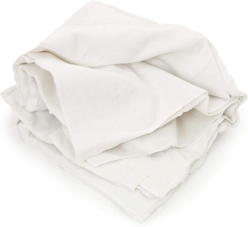 White Sheeting Lint Free Rags, Wipers For Polishing & Cleaning, Bag of Rag 1Kg - Picture 2 of 3