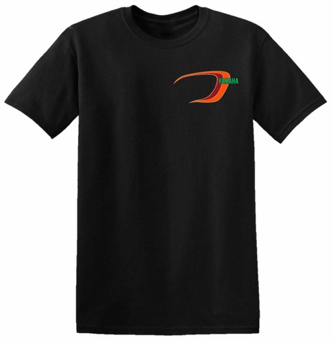YAMAHA RD T Shirt 2 Stroke Retro Motorbike Motorsports Motorcycle Top pocked - Picture 2 of 8