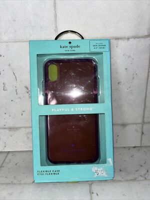 Kate Spade New York Iphone Xs Max Case Maui Clear Purple TPU