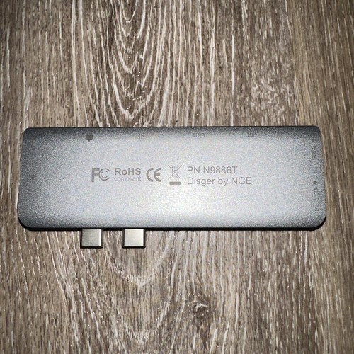 NGE 8 IN 1 ALUMINUM ALLOY TYPE-C ADAPTER USB CHARGING, USB C TO HDMI, SD/TF CARD - Picture 2 of 6