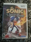 Sonic and the Secret Rings Nintendo Wii Complete with Instructional Booklet