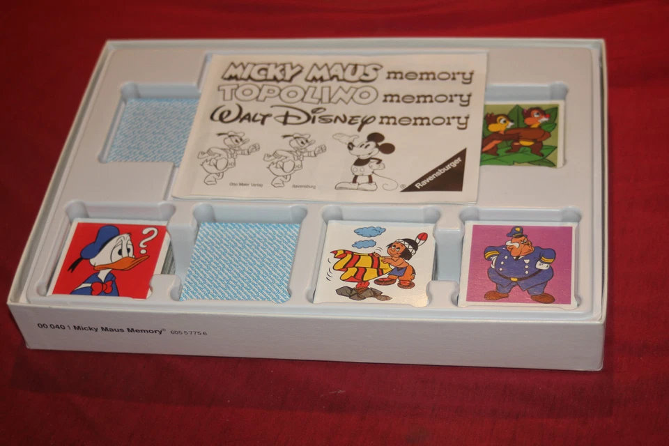 Ravensburger - Micky Maus Memory - Vintage 1980 - Disney - sehr guter Zustand - Bild 2 von 4