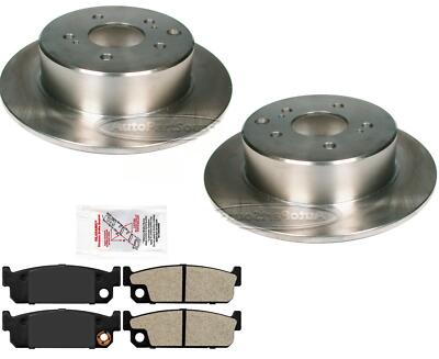 Rear Disc Brake Rotors & Disc Brake Pads For 1990-1996 Infiniti Q45
