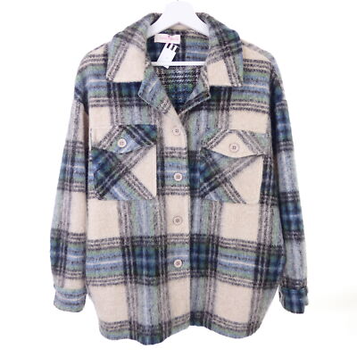 Jacket Hemdjacke Kariert Blau MONDAY AFTERNOON Italy Jacke