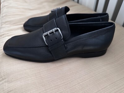Prada Herrenschuhe Gr. 42 Leder schwarz