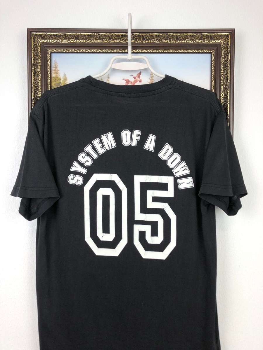 Vintage SOAD System Of A Down Band Shirt Over Print Tee 05 Rare