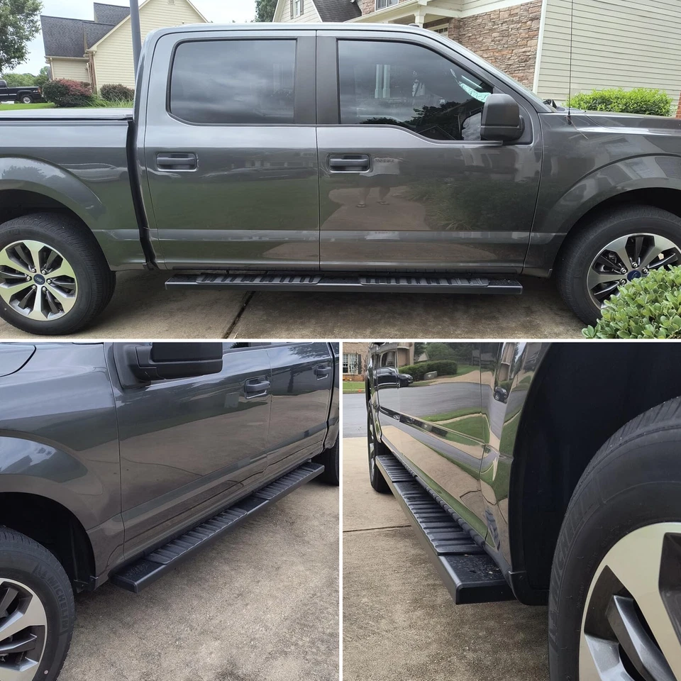 For 2019-2026 Dodge Ram 1500 Crew Cab 6" Running Boards Nerf Bar Side Step Black Foto 2 de 4