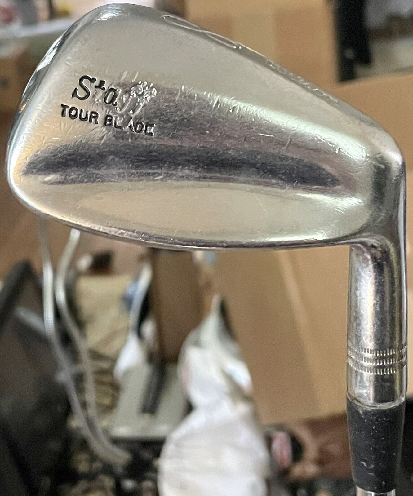 Wilson Staff Tour Blade FG-17 9 Iron Regular Steel Shaft Chamois Grip Wilson Staff Tour Blade FG-17 9 Iron Regular Steel Shaft Chamois Grip