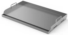 Griddle for Gas Grill, 25"x 16� Universal Fry Pan Metal Flat Top Griddle Plat...