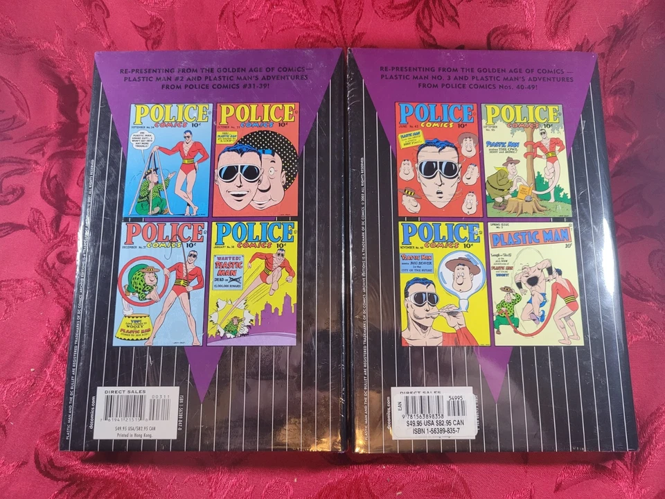 Jack Cole - 塑料人:档案版 - 卷 3-8 (1999) 直流电,罕见,OOP — 第 3/4 张图片