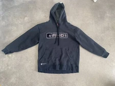 AND1 black HOODIE men's sz L