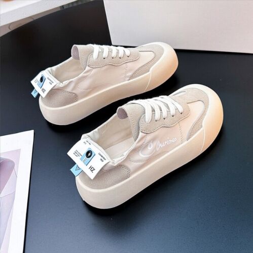 Scarpe sportive 2024 estive nuove coreane traspiranti bianche scarpe da tavola donna casual - Foto 2 di 2