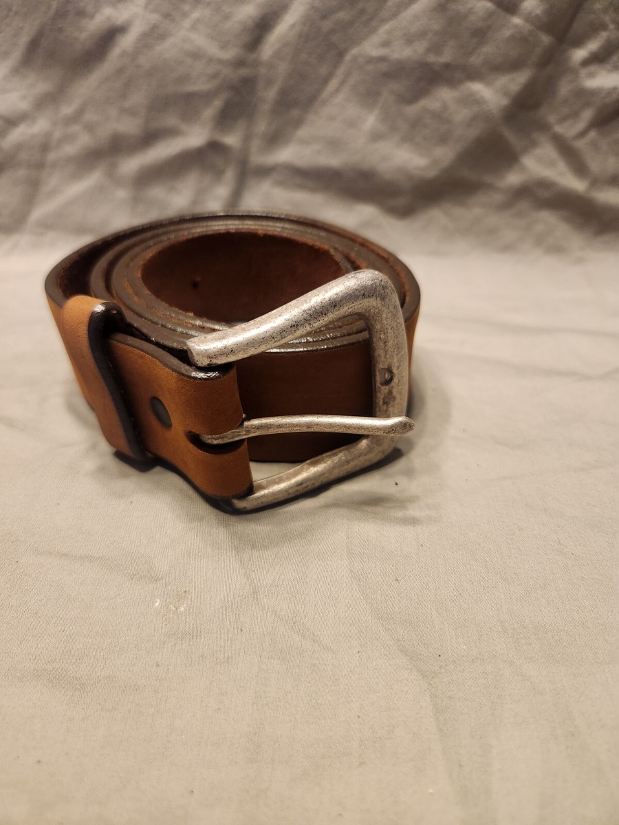 Honest By Brighton Belt 34 Made USA 64609 Really Soft Leather Work