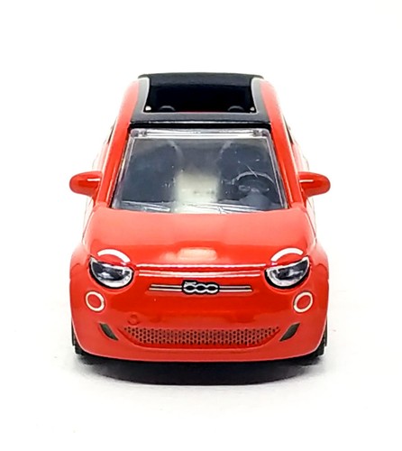 Majorette Fiat 500 icon Cabriolet Red 1:55 (3") no Package - Picture 3 of 8