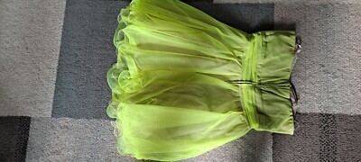 Green Strapless short Semi-formal dress | eBay