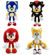 Sonic 12' Inch Plush Toys Collection, Soft Cute and Cuddly Stuffed Plush Toys