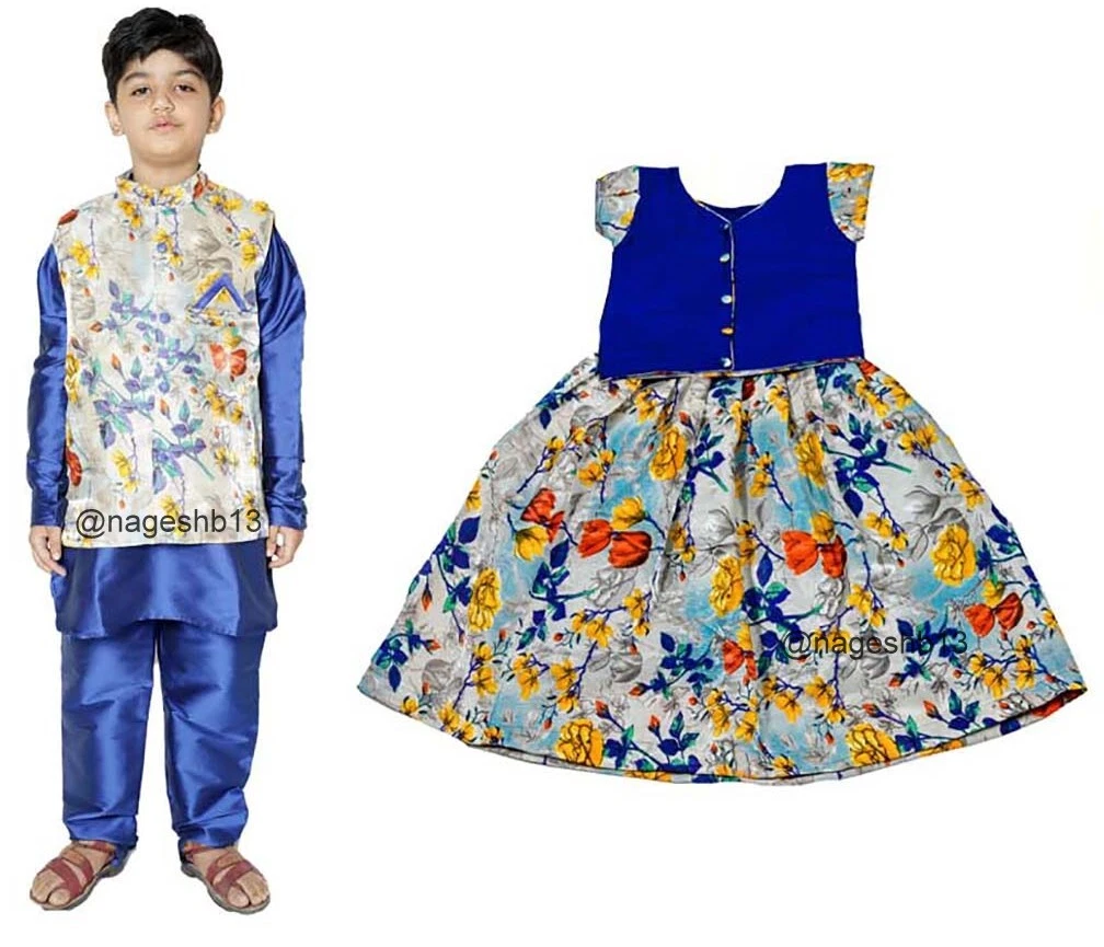 Twinning dress for store brother and sister