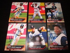 HERNAN PEREZ Signed 2014 Toledo Mud Hens team set card AUTO Autograph Tigers