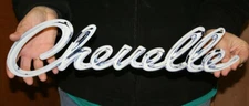 1968-1969 Chevy Chevelle Emblem Script Steel Sign