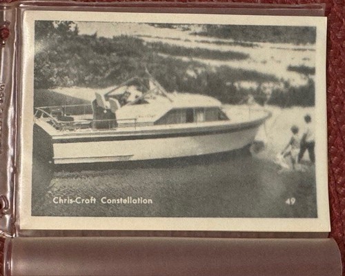RARE Vintage CHRIS CRAFT Constellation & Sea Skiff Boat Advertising NOS - Picture 2 of 4