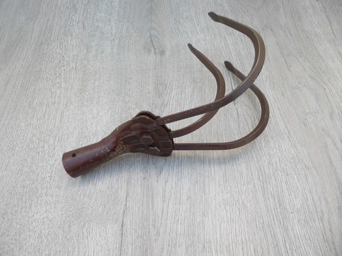 Vintage Cultivator Hoe Head claw 3 three Prong tines. ⚡Made in England⚡ - Picture 9 of 9