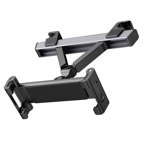 Support téléphone portable siège arrière 2 pièces appuie-tête voiture support tablette - Photo 11/12