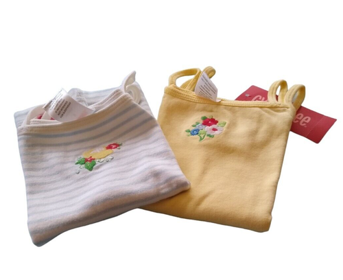 Gymboree STRAWBERRY FARM Mädchen Tank Set solide Streifen Blumen 4er Pack - Größe 3 - Bild 5 von 7
