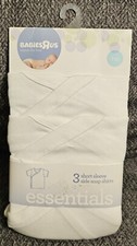 Vintage 2010 Baby Size 3 Months Short-Sleeve Side-Snap Shirts Babies R Us New
