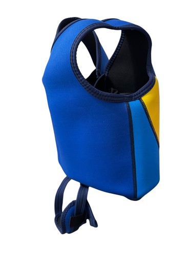 Limmys Neoprene Life Jacket Vest Size Large 5-9 Years Old Child Kids Blue Yellow - Picture 3 of 4