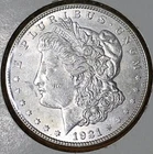 1921-P Morgan Silver Dollar - 90% Silver - Uncirculated
