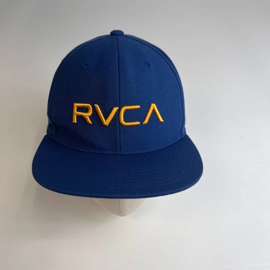 Gorra RVCA para hombre espalda a presión deletreada lana calce medio calle correr gimnasio bombo gorra central ex Foto 2 de 4