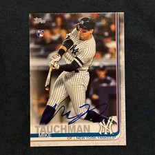 MIKE TAUCHMAN Signed Autograph 2019 Topps Update Series Card NY Yankees RC #US2