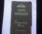 <!--F#f_0-->1951 - 1952 Standard Vangaurd Owners Operators instruction manual glovebox book<!--F/-->