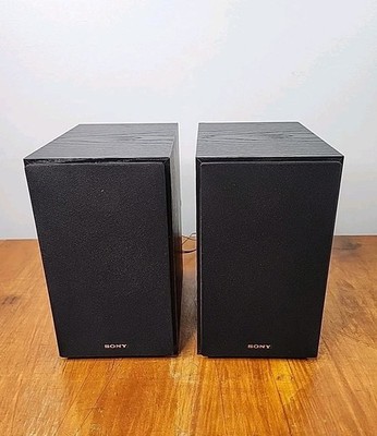 Sony SS-CMX500U Bookshelf Speakers Black 6 Ohms CMT-MX500i Micro HiFi Tested